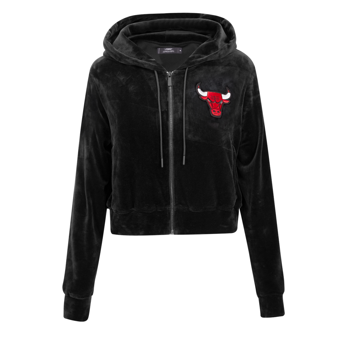 Chicago Bulls Pro Standard Women's Velour Full Zip Hoodie