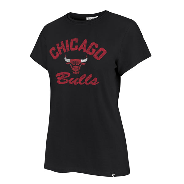 Chicago Bulls '47 Women's Black Wrapped Up Frankie Tee
