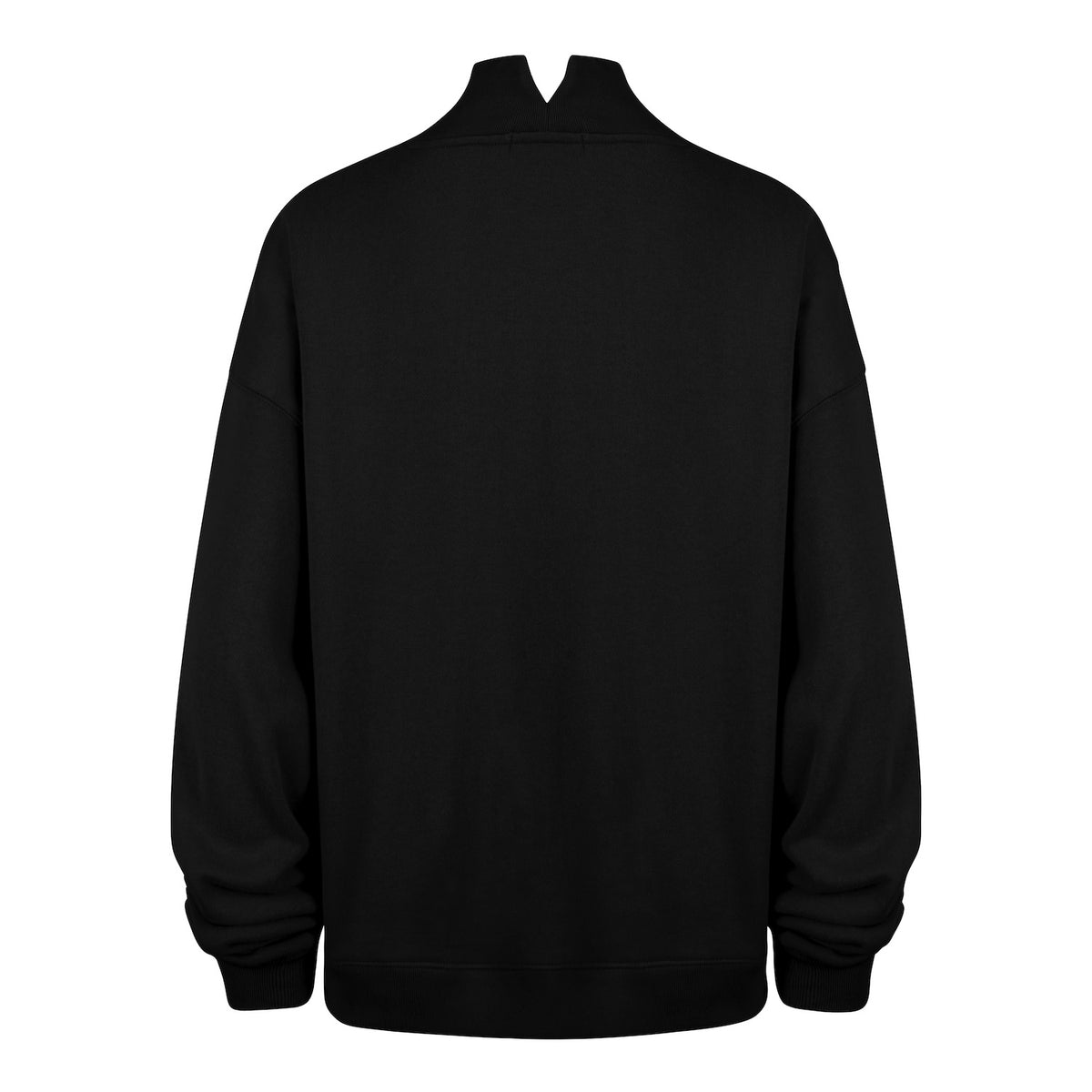 Chicago Bulls '47 Women's Vantage Black Mock Neck Pullover Sweatshirt