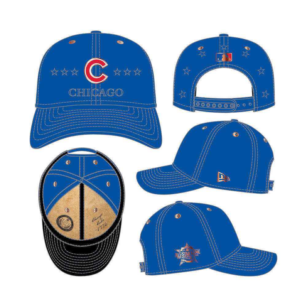 Chicago Cubs 2026 All Star Game New Era 9SEVENTY Stretch-Snap Adjustable Hat
