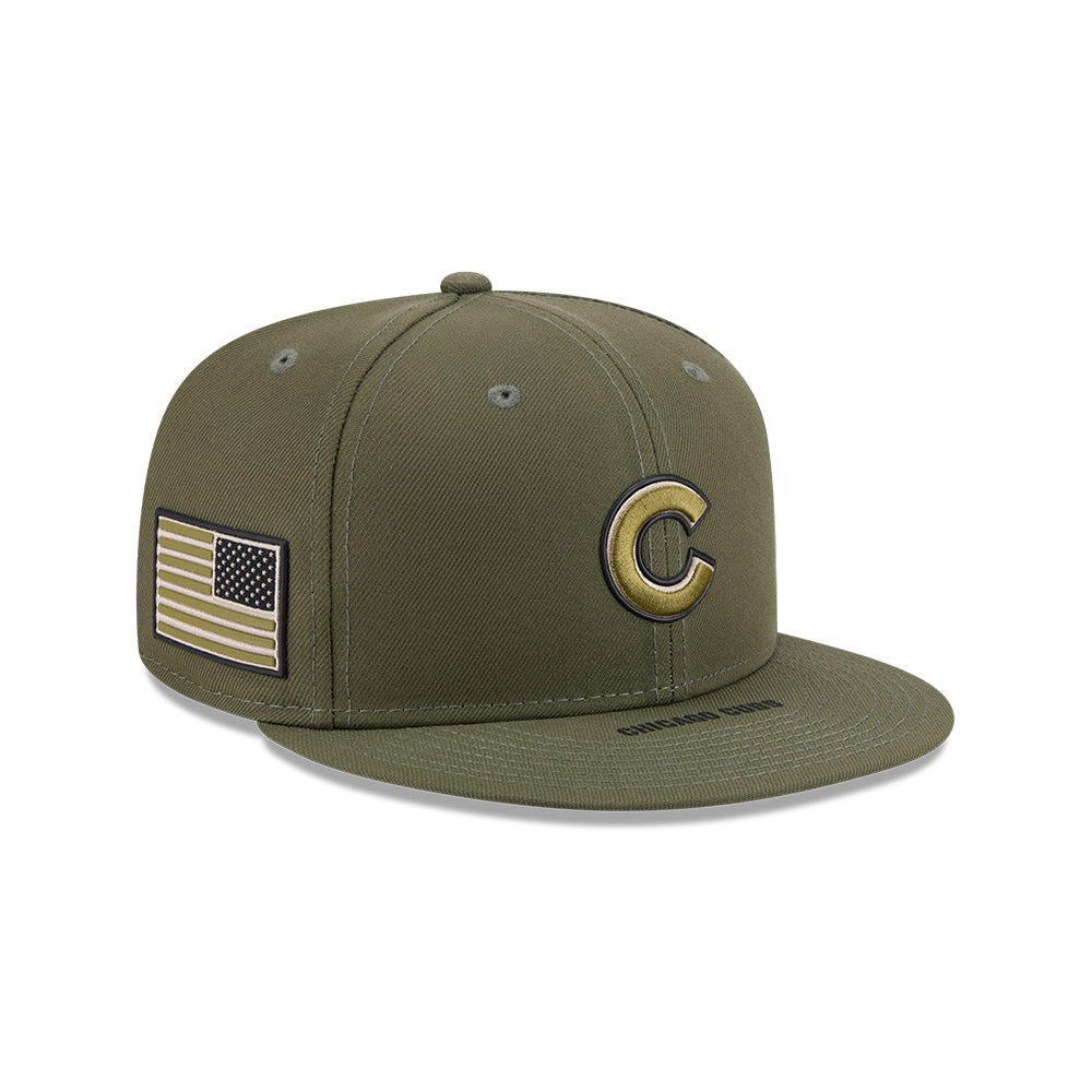 Chicago Cubs 2026 Armed Forces New Era 9FIFTY Snapback Hat