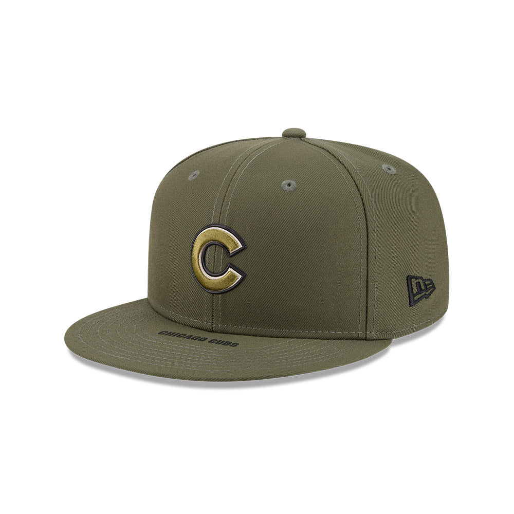 Chicago Cubs 2026 Armed Forces New Era 9FIFTY Snapback Hat