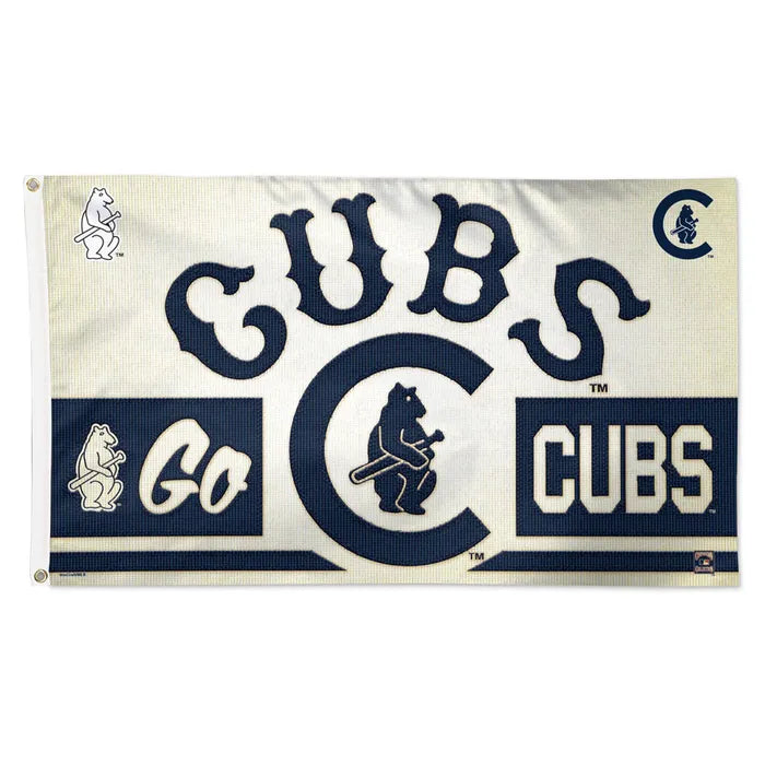 Chicago Cubs 3' x 5' Deluxe 1914 "Go Cubs" Flag