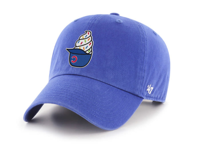 Chicago Cubs 47' Royal Ice Cream Helmet Clean Up Adjustable Hat
