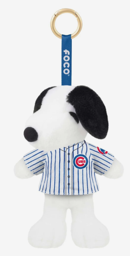 Chicago Cubs 6in. Snoopy Backpack Clip Key Ring