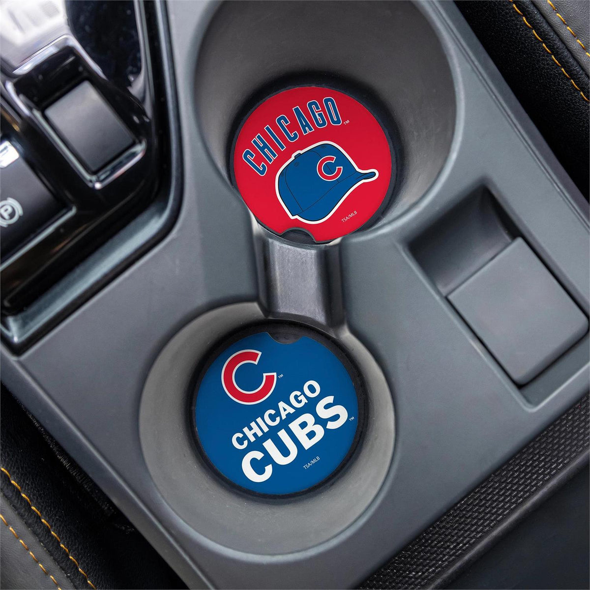 Chicago Cubs Car Cupholder Coasters