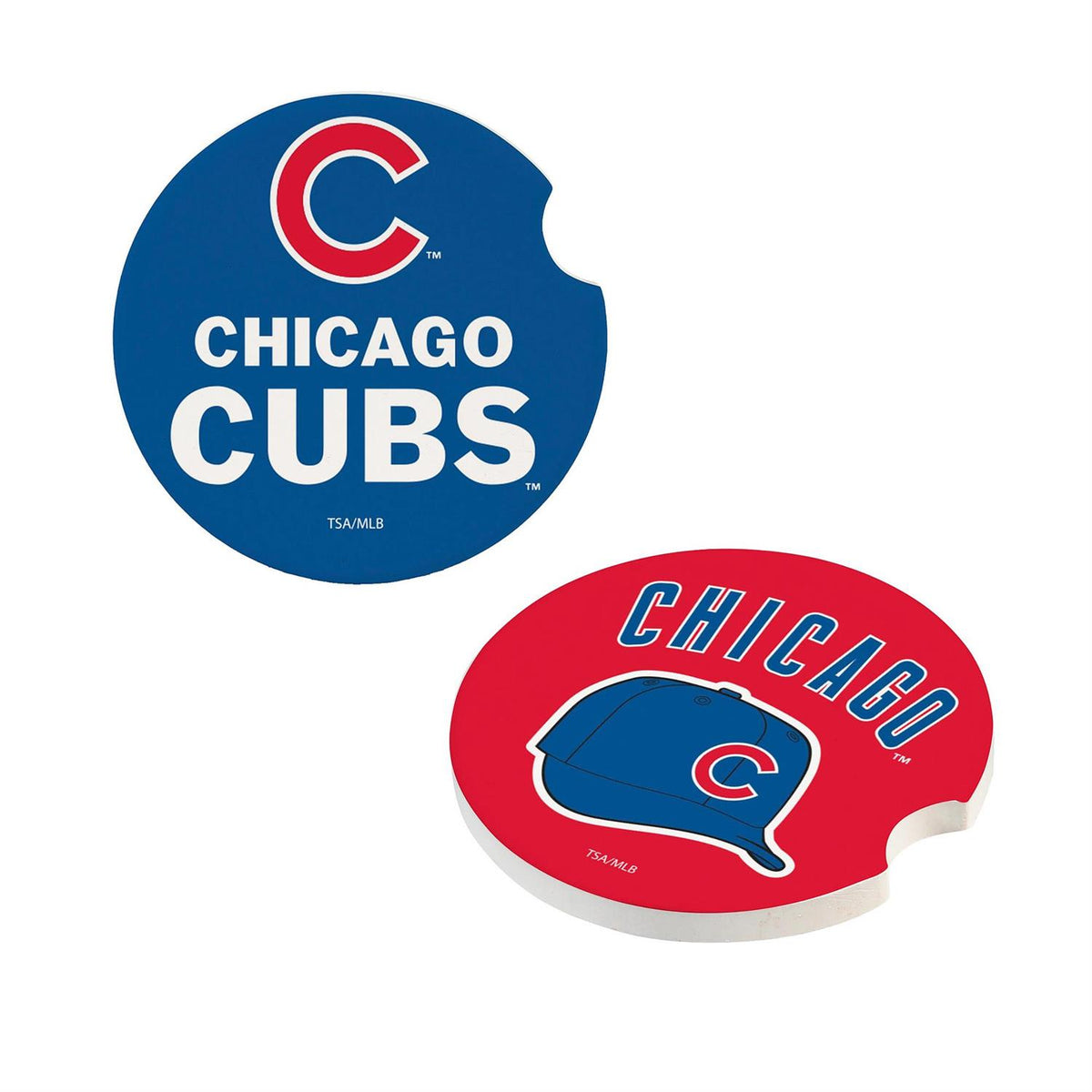 Chicago Cubs Car Cupholder Coasters