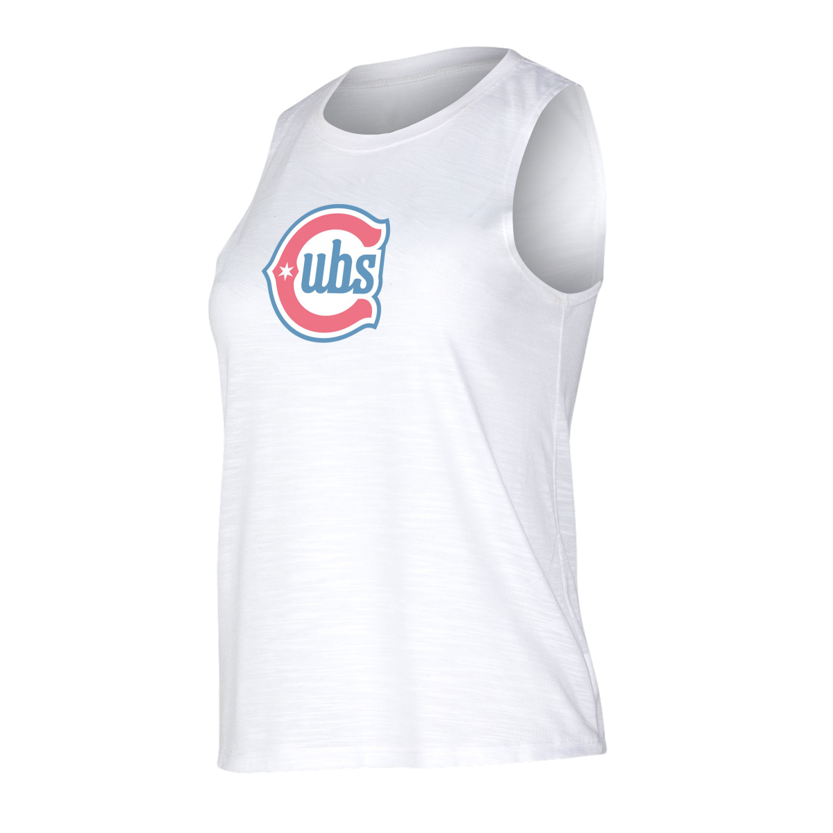 Chicago Cubs Concept Sport White Alt 2 Logo Women's Tank Top