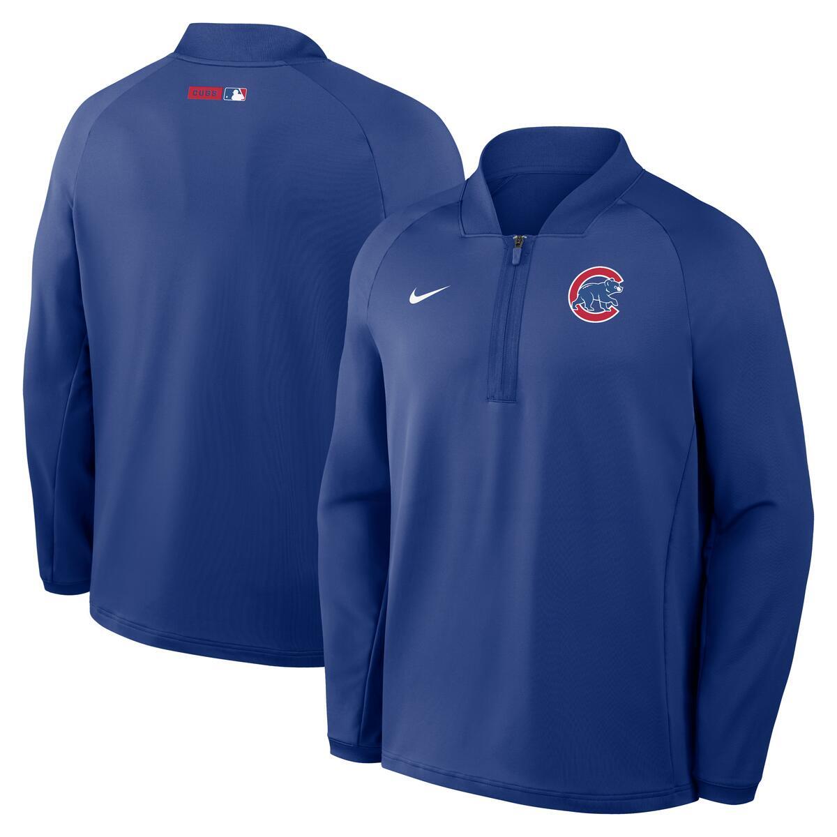 Chicago Cubs Men’s Nike Rush Blue Half Zip Pullover
