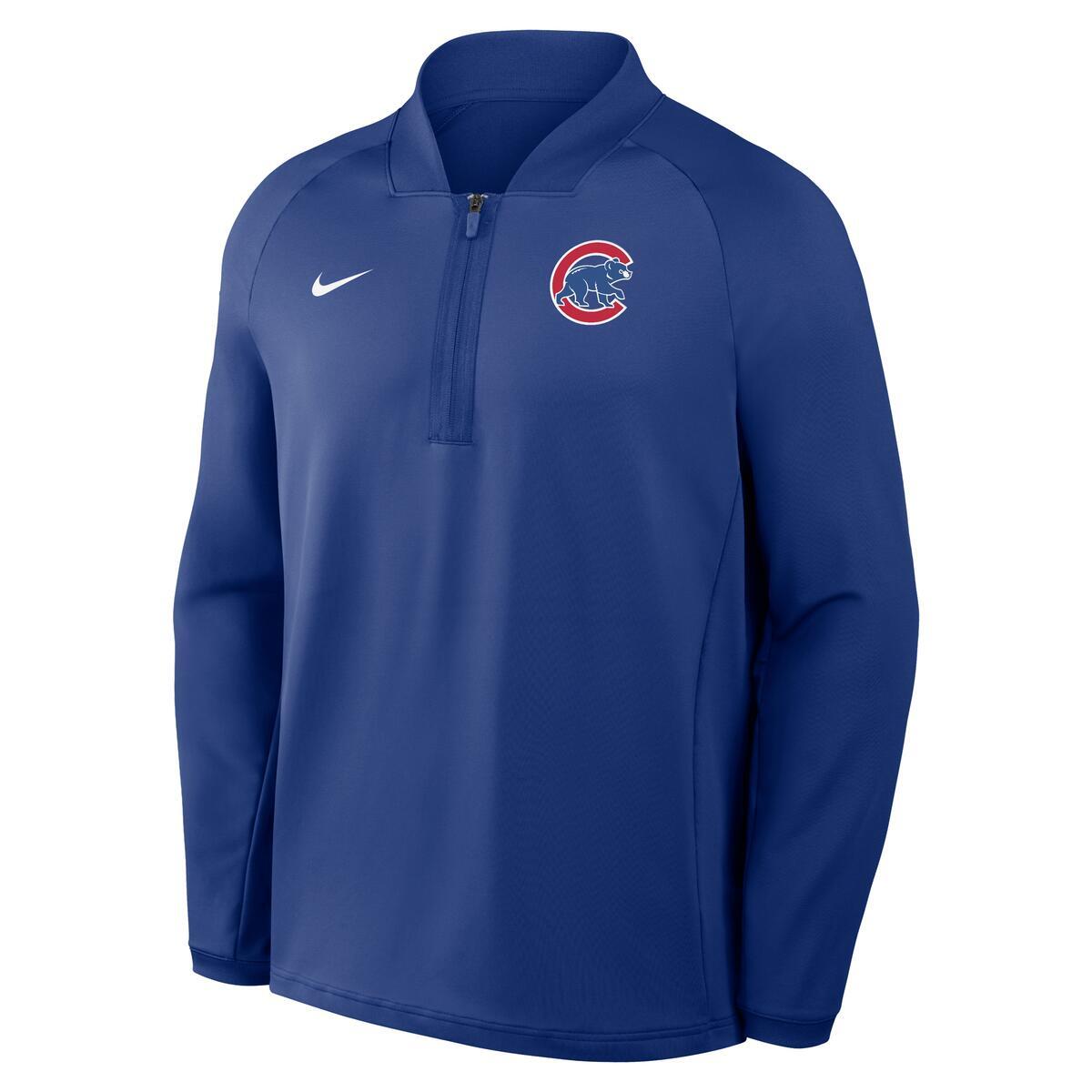 Chicago Cubs Men’s Nike Rush Blue Half Zip Pullover