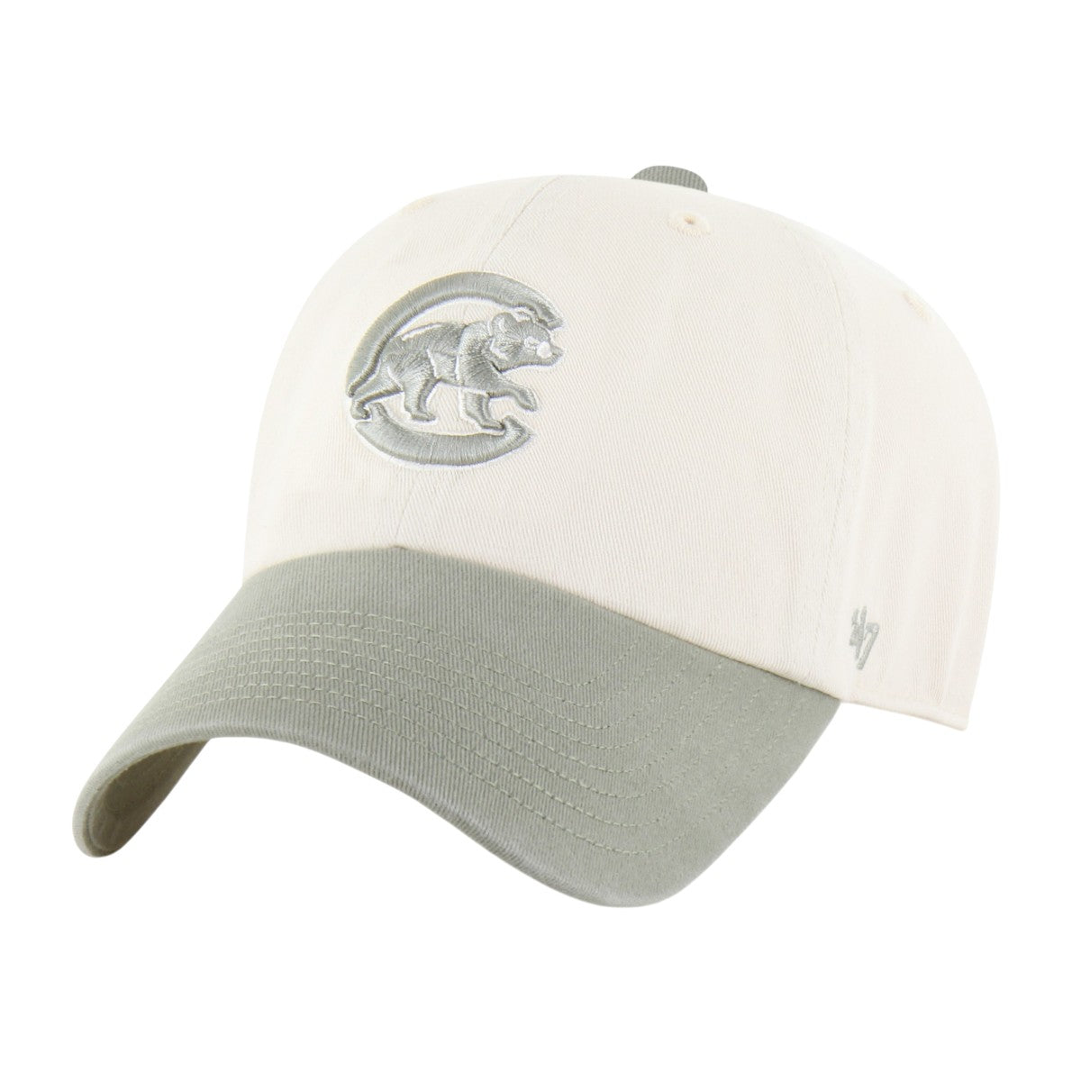 Chicago Cubs Natural Two Toned Green '47 Clean Up Adjustable Hat
