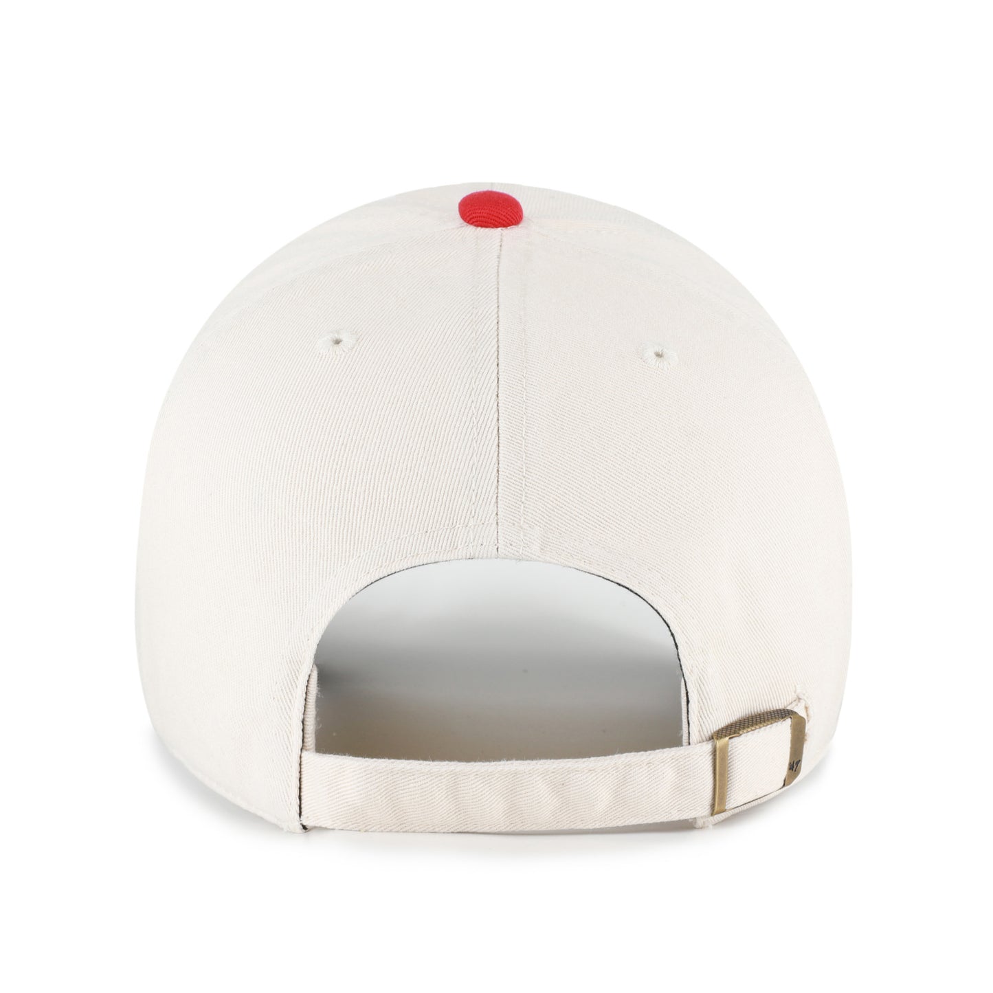 Chicago Cubs Natural/Red Crawl Bear '47 Clean Up Adjustable Hat