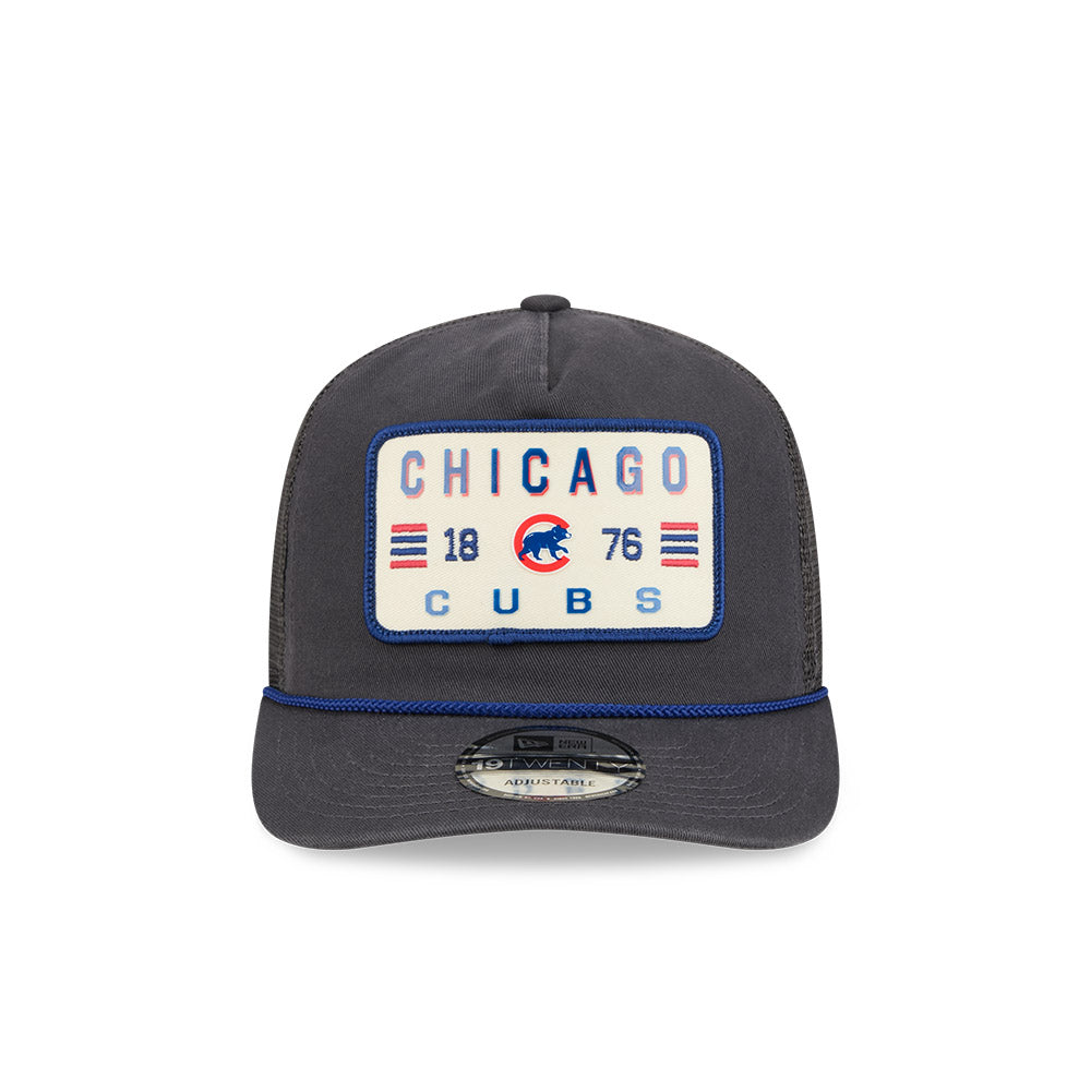 Chicago Cubs New Era 1920 Washed Grey Rope Adjustable Hat