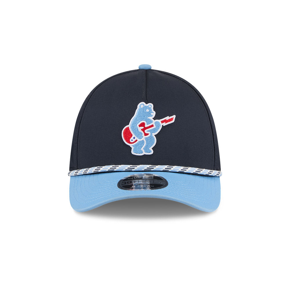Chicago Cubs New Era 39THIRTY M-Crown A-Frame Rock Bear Rope Flex Fit Hat