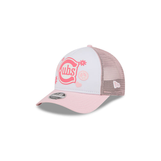 Chicago Cubs New Era 940 M-Crown A-Frame Pink Play Youth Hat