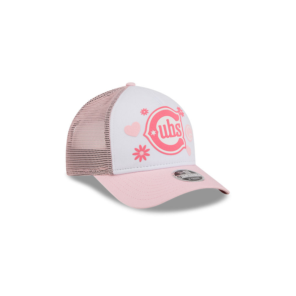 Chicago Cubs New Era 940 M-Crown A-Frame Pink Play Youth Hat
