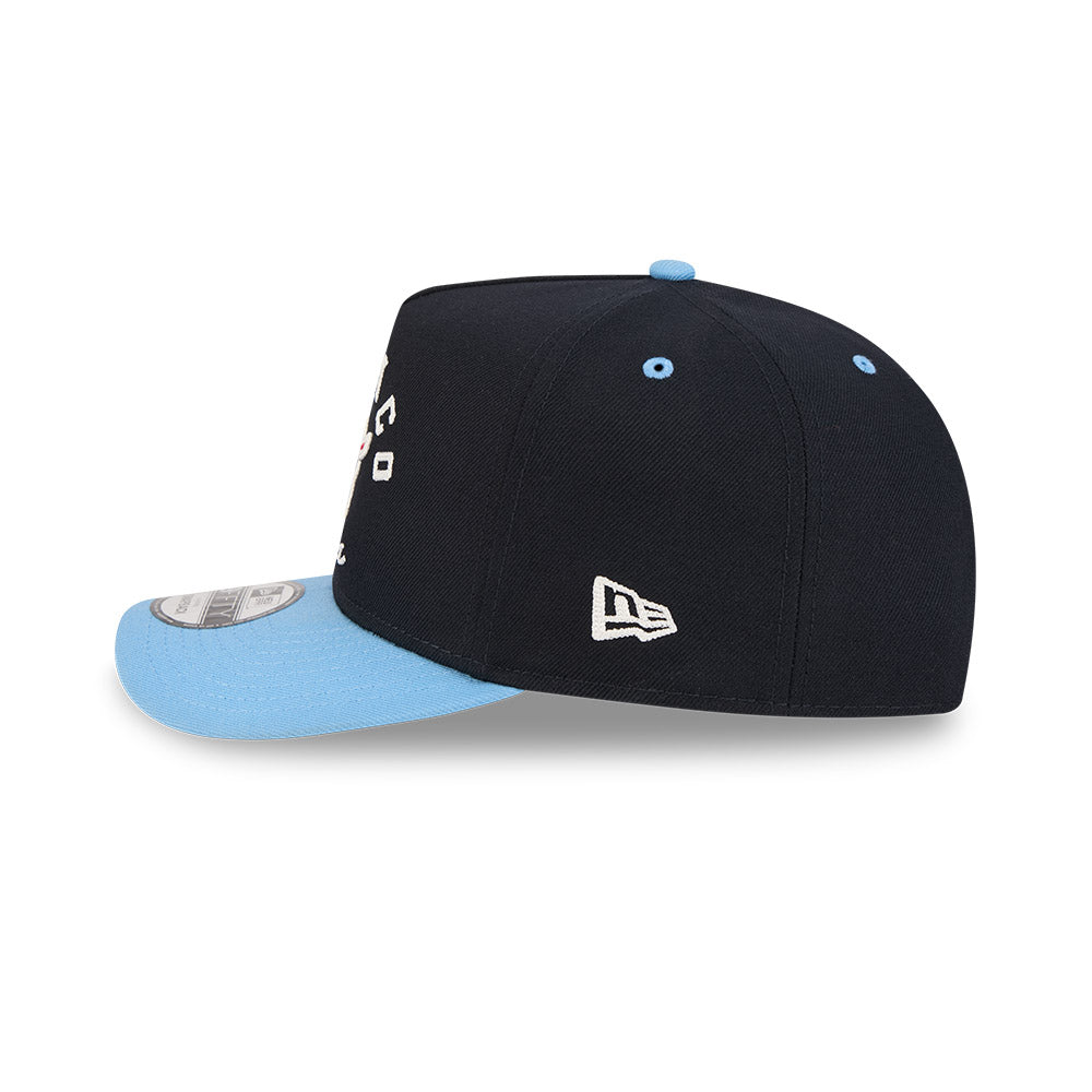 Chicago Cubs New Era 9FIFTY A-Frame Arched Rock Bear Snapback Hat