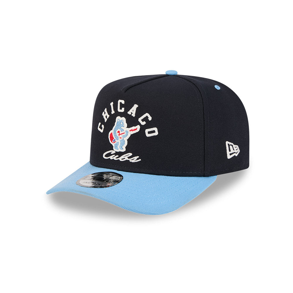 Chicago Cubs New Era 9FIFTY A-Frame Arched Rock Bear Snapback Hat