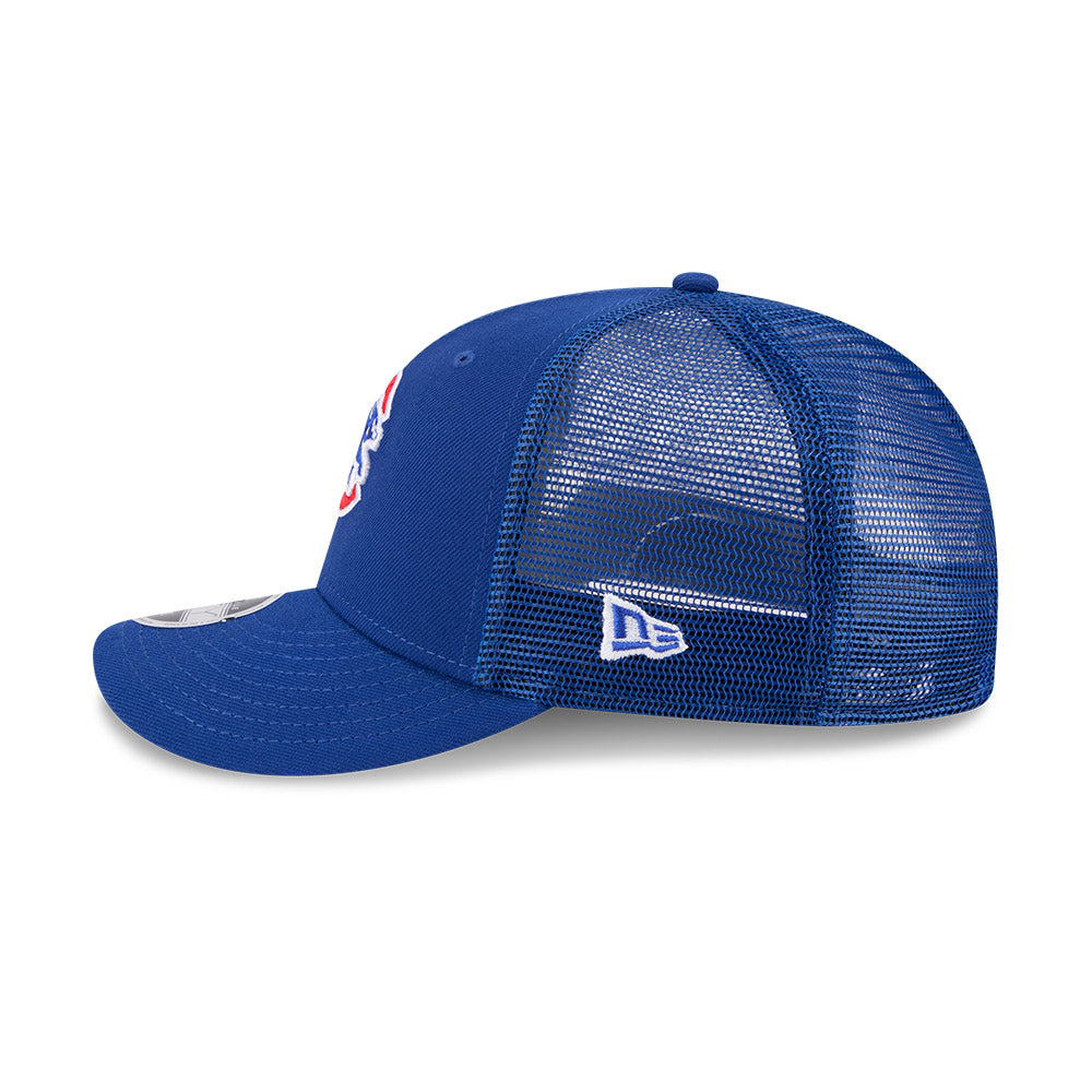 Chicago Cubs New Era 9FIFTY Low Profile Royal Crawl Bear Adjustable Trucker Hat