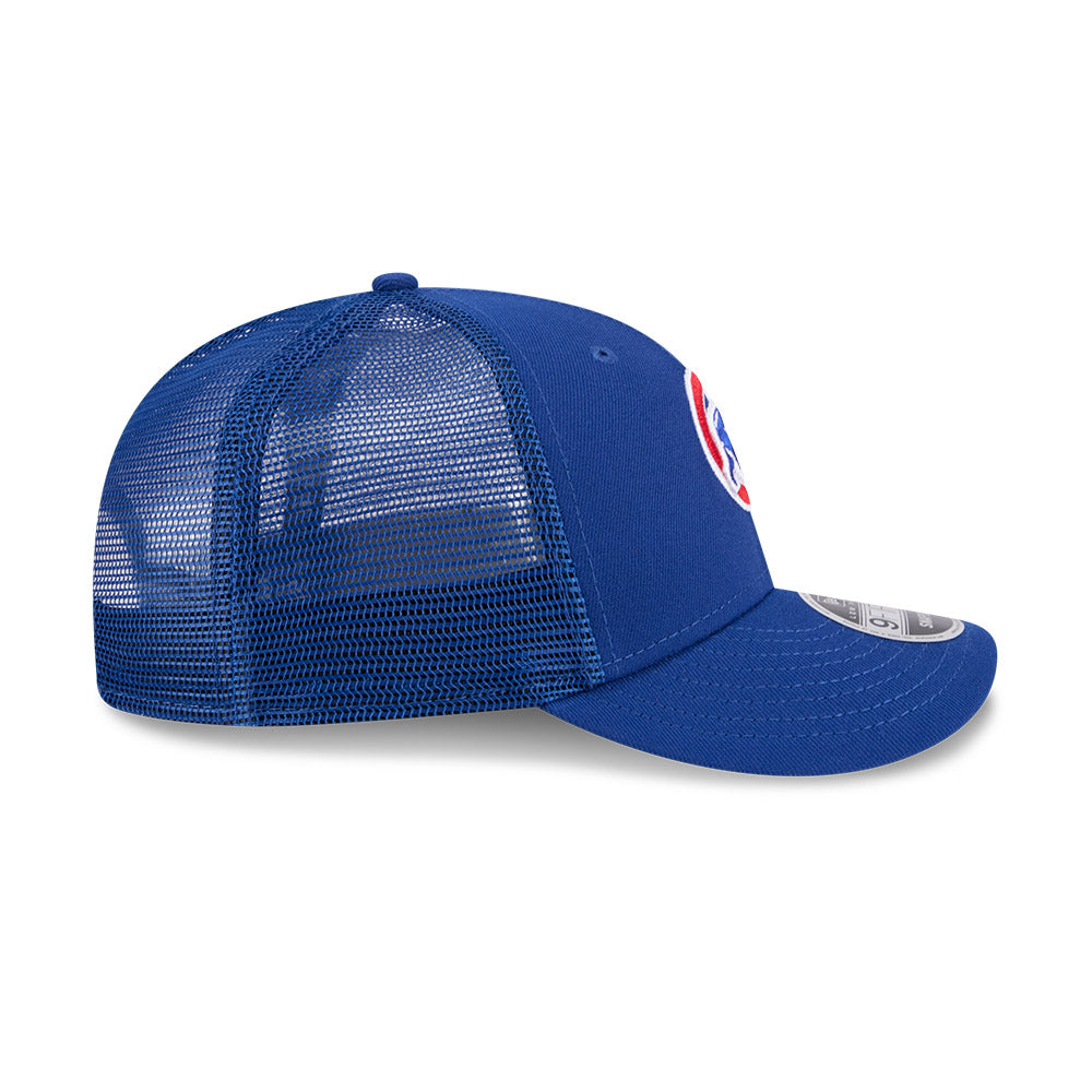 Chicago Cubs New Era 9FIFTY Low Profile Royal Crawl Bear Adjustable Trucker Hat