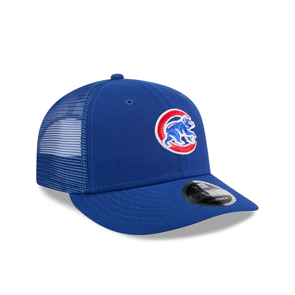 Chicago Cubs New Era 9FIFTY Low Profile Royal Crawl Bear Adjustable Trucker Hat