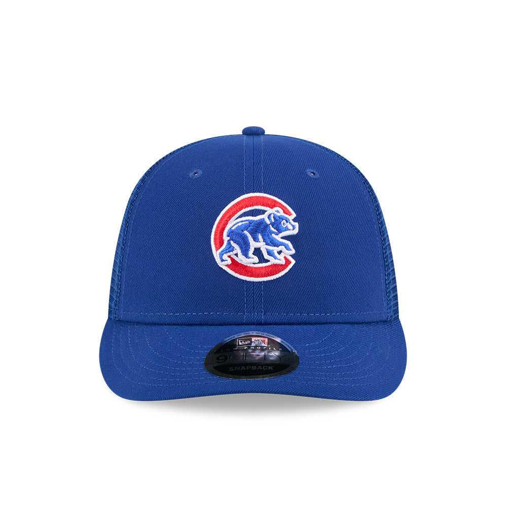 Chicago Cubs New Era 9FIFTY Low Profile Royal Crawl Bear Adjustable Trucker Hat