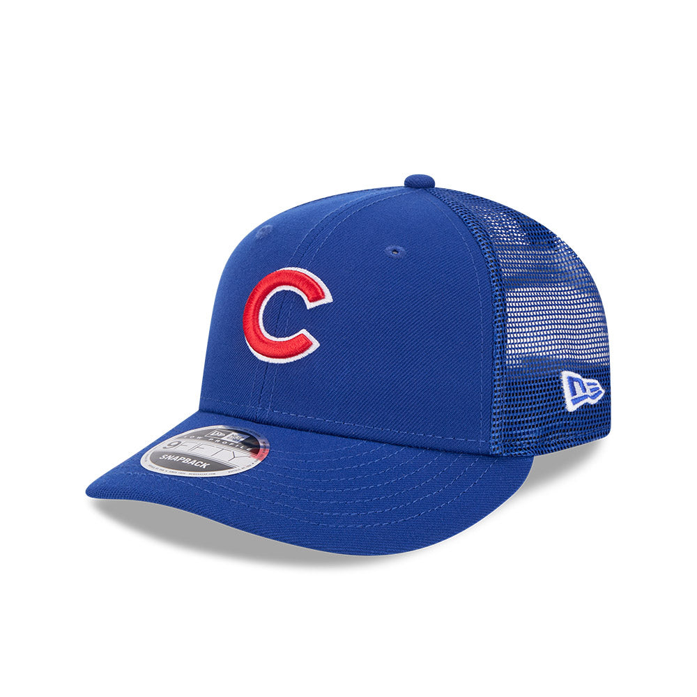 Chicago Cubs New Era 9FIFTY Low Profile Royal Trucker Adjustable Hat