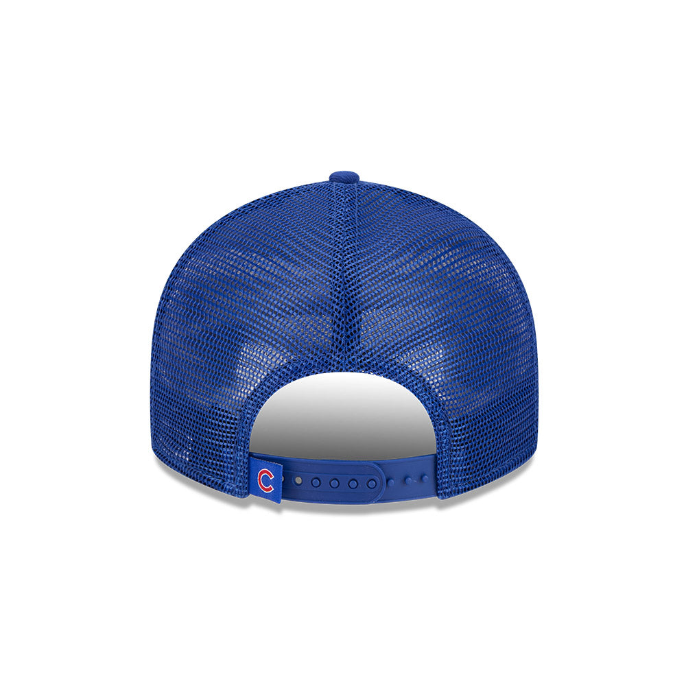 Chicago Cubs New Era 9FIFTY Low Profile Royal Trucker Adjustable Hat