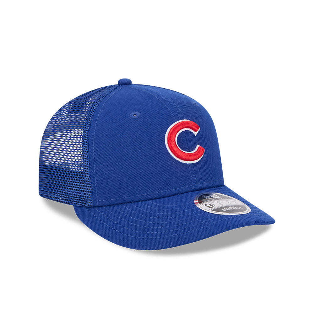 Chicago Cubs New Era 9FIFTY Low Profile Royal Trucker Adjustable Hat