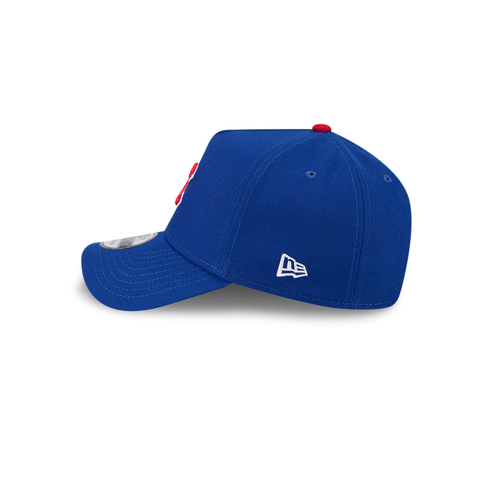 Chicago Cubs New Era 9FORTY A-Frame Royal Home Adjustable Hat