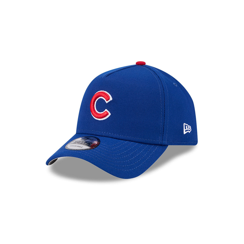 Chicago Cubs New Era 9FORTY A-Frame Royal Home Adjustable Hat