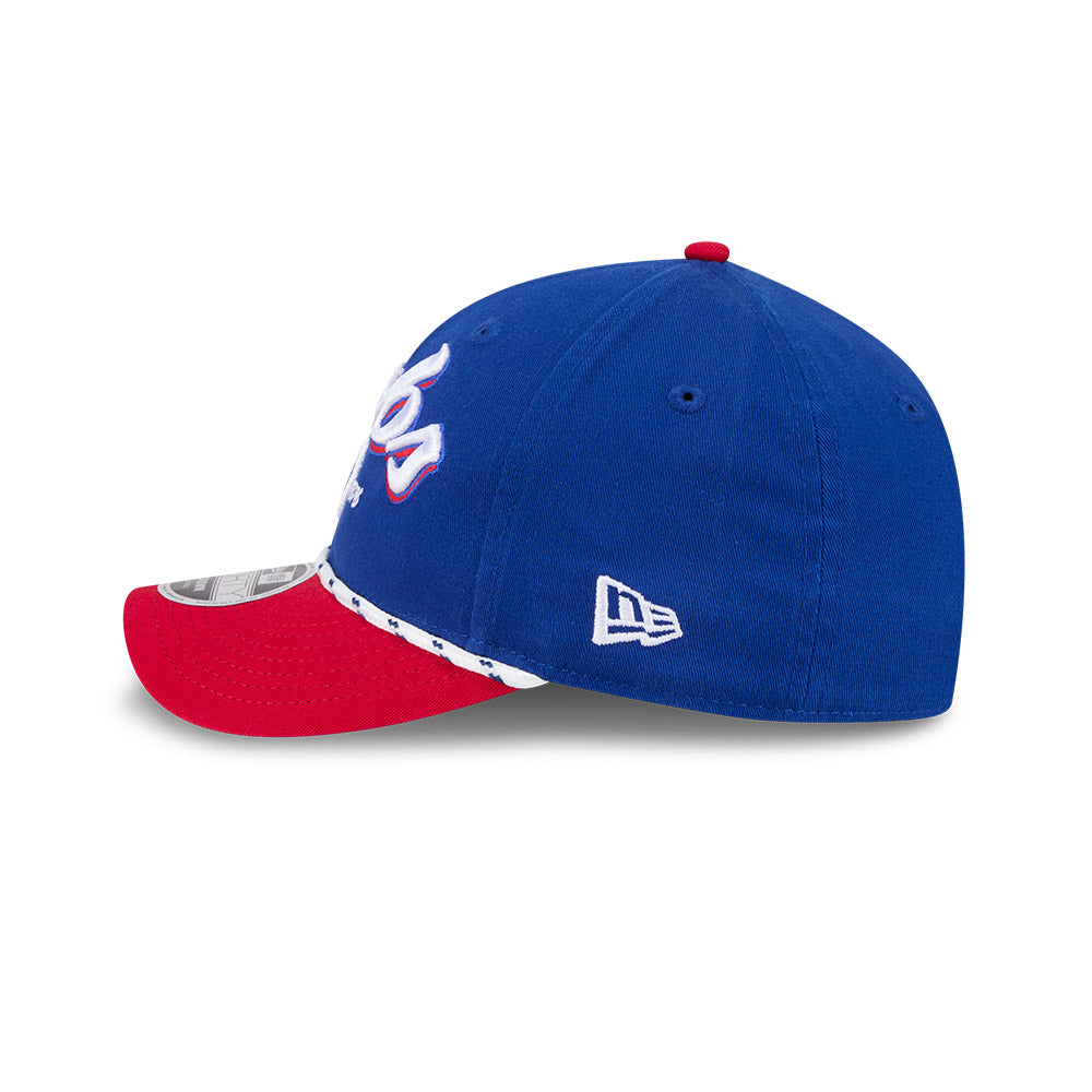 Chicago Cubs New Era 9FORTY M-Crown Team Loyal Royal/Red Rope Adjustable Hat