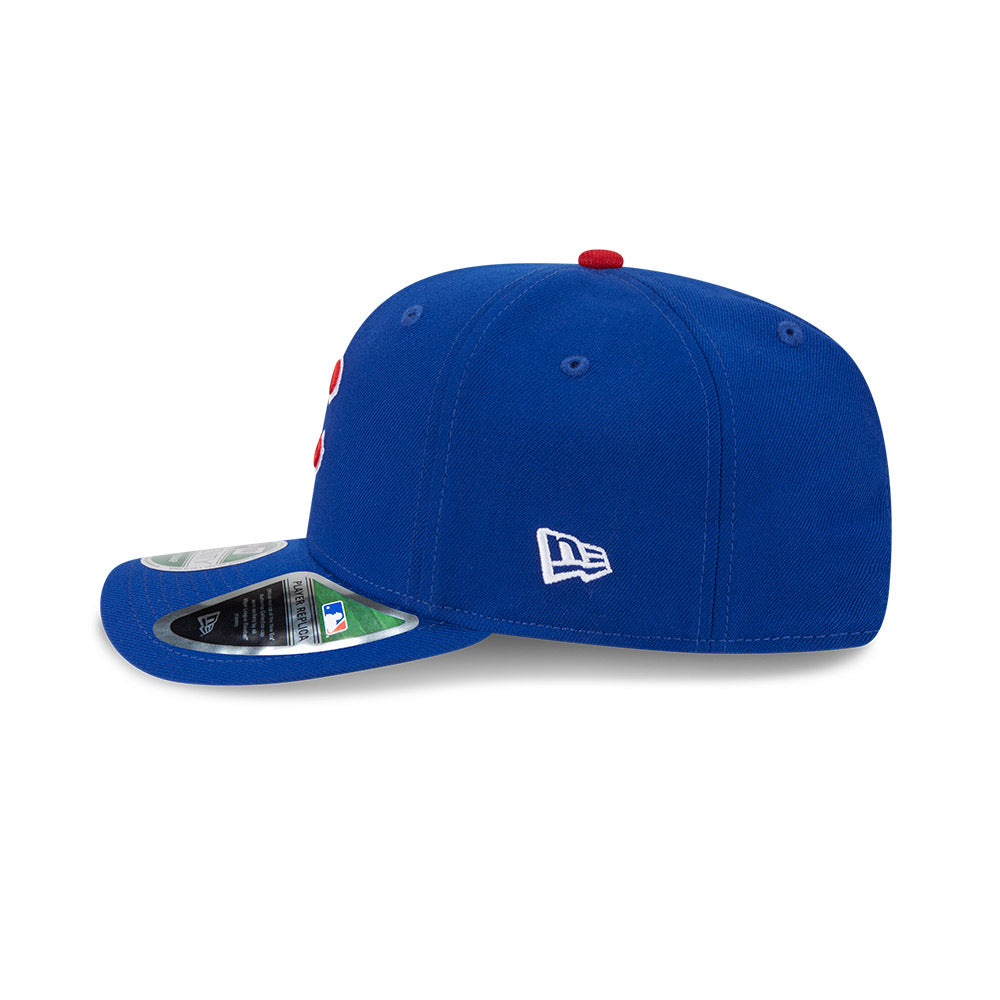 Chicago Cubs New Era 9SEVENTY 150th Anniversary Side Patch Home Stretch-Snap Adjustable Hat