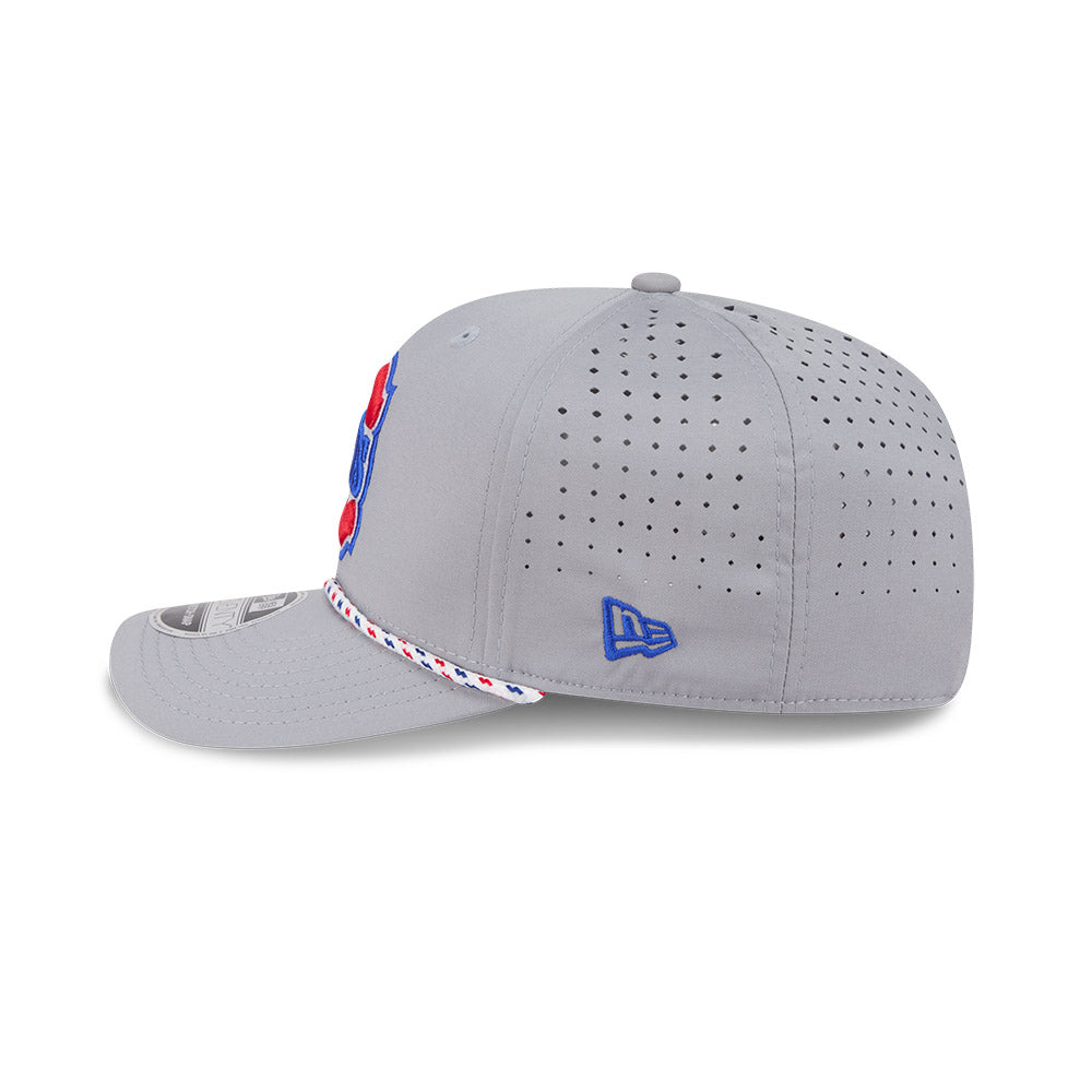 Chicago Cubs New Era 9SEVENTY Grey Sport Rope Alt 2 Snapback Hat