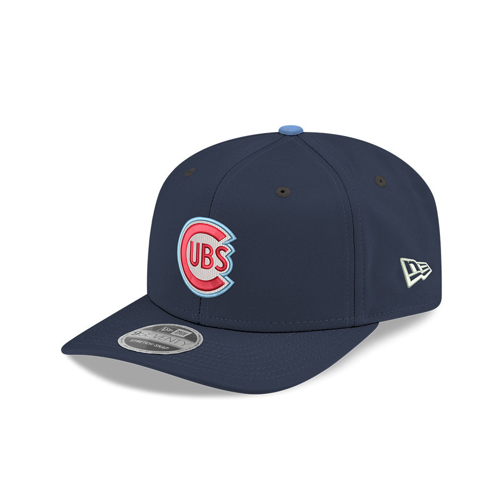 Chicago Cubs New Era 9SEVENTY Navy 1941 Stretch-Snap 150th Year Anniversary Adjustable Hat