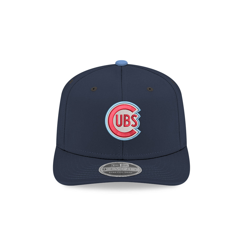 Chicago Cubs New Era 9SEVENTY Navy 1941 Stretch-Snap 150th Year Anniversary Adjustable Hat