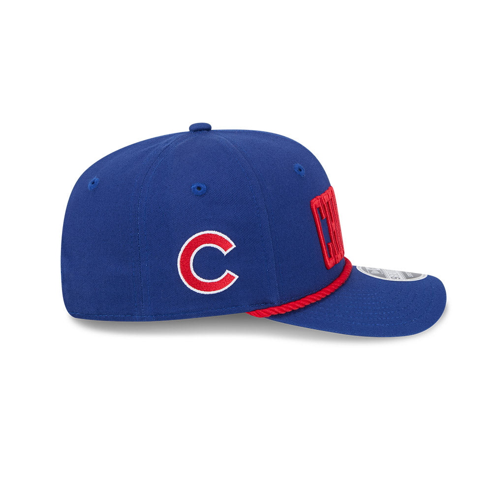 Chicago Cubs New Era 9SEVENTY Royal Wordmark Stretch-Snap Adjustable Hat