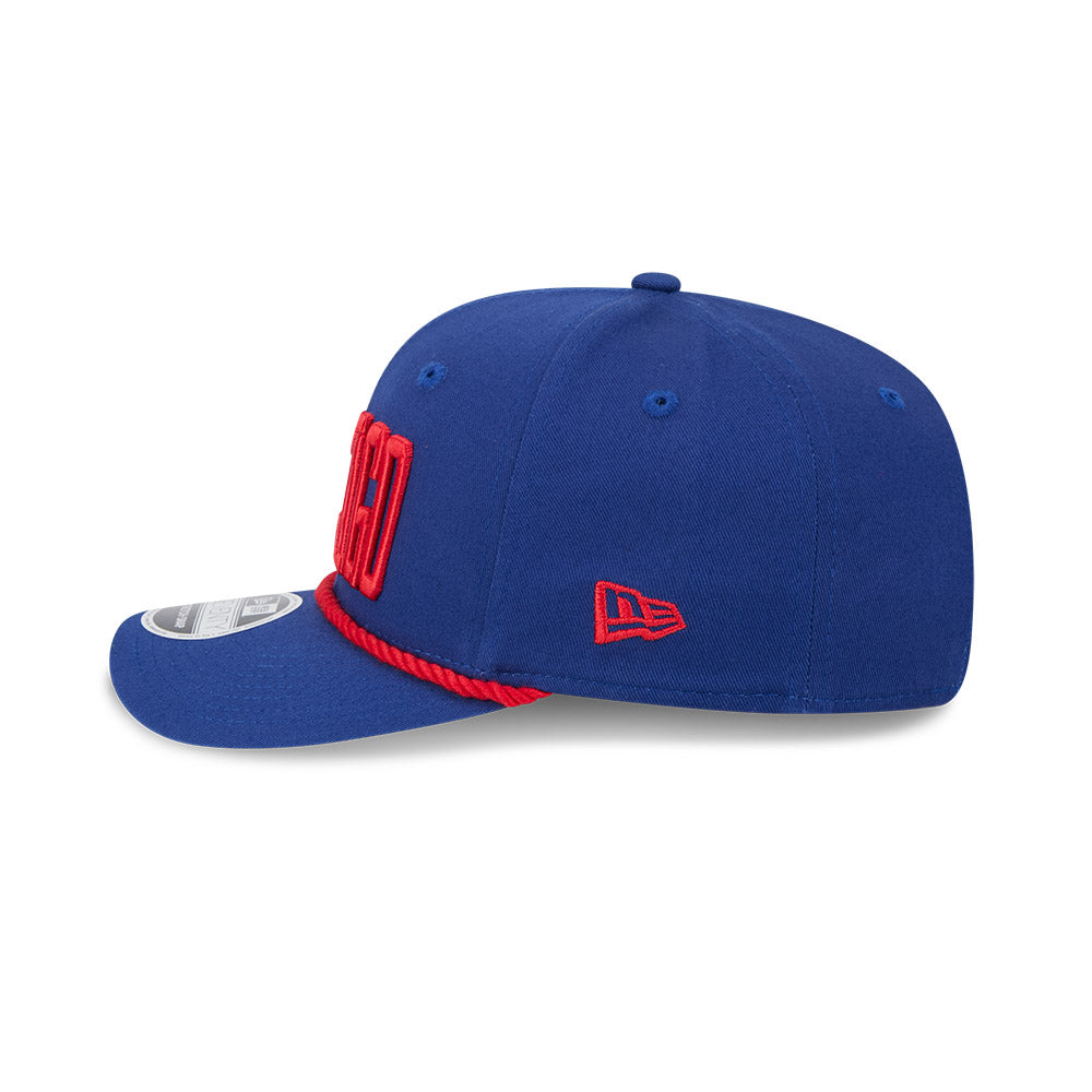 Chicago Cubs New Era 9SEVENTY Royal Wordmark Stretch-Snap Adjustable Hat