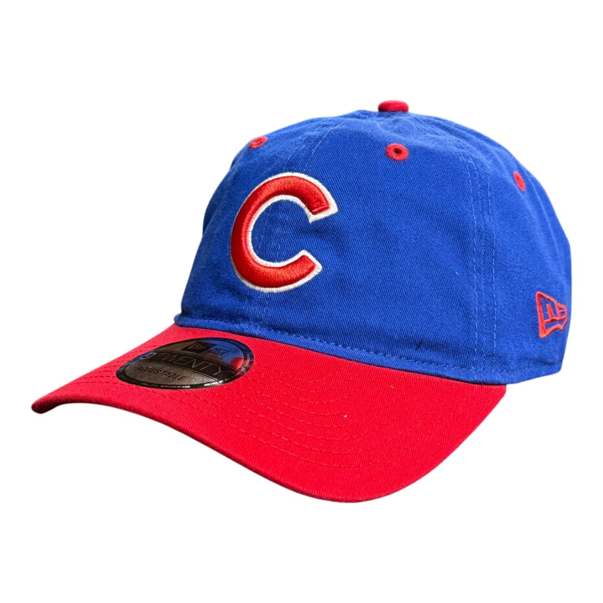 Chicago Cubs New Era 9TWENTY Red Bill Adjustable Hat