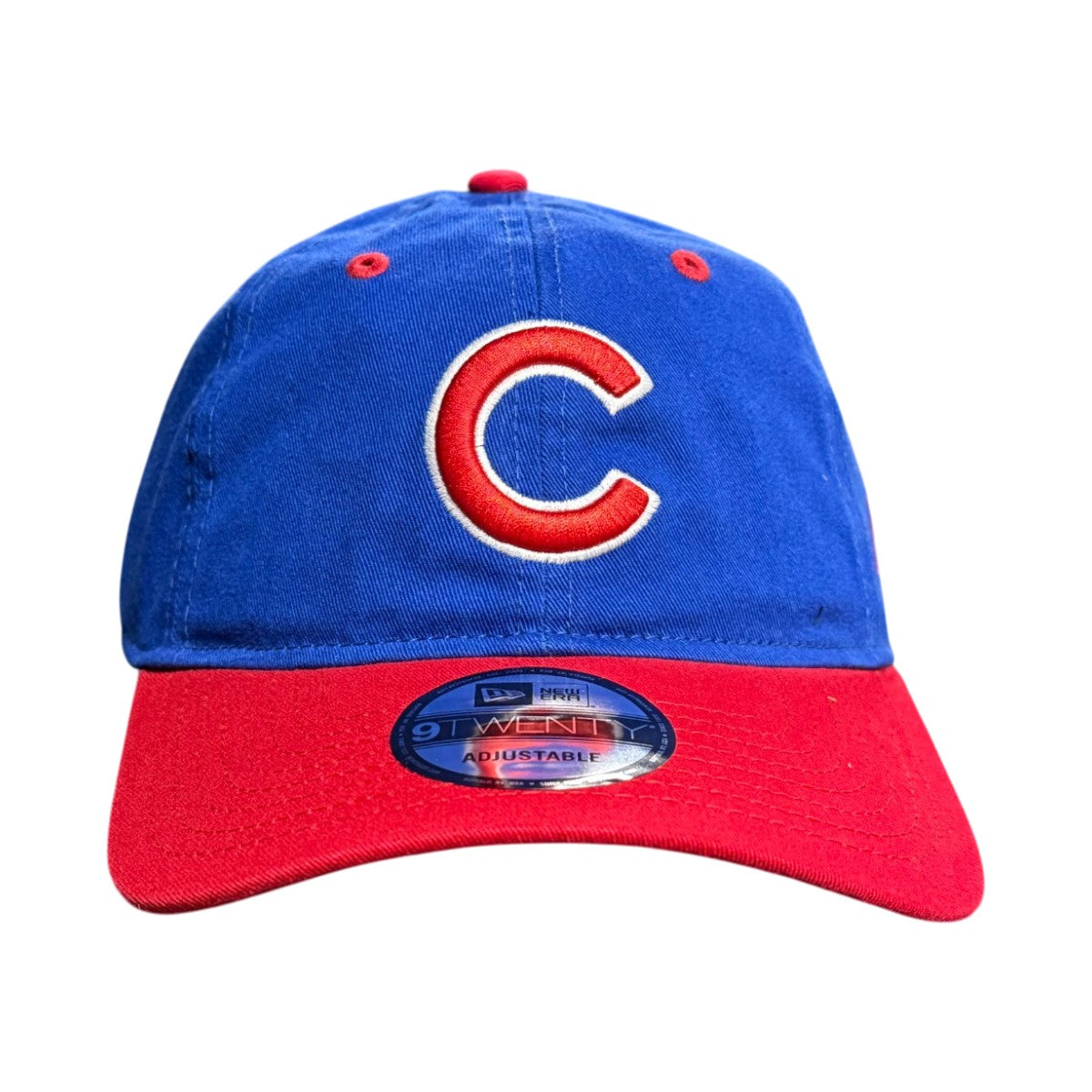 Chicago Cubs New Era 9TWENTY Red Bill Adjustable Hat