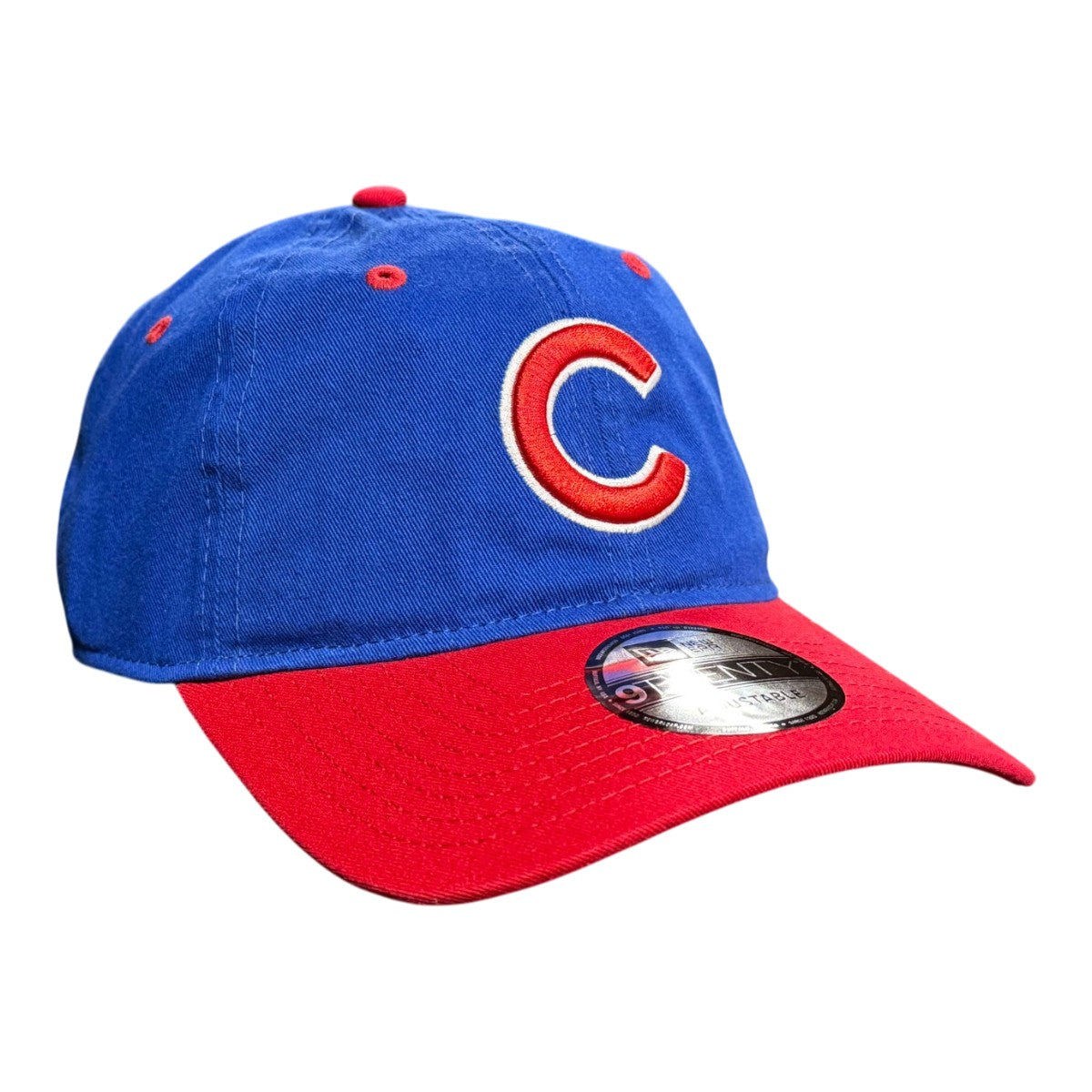 Chicago Cubs New Era 9TWENTY Red Bill Adjustable Hat