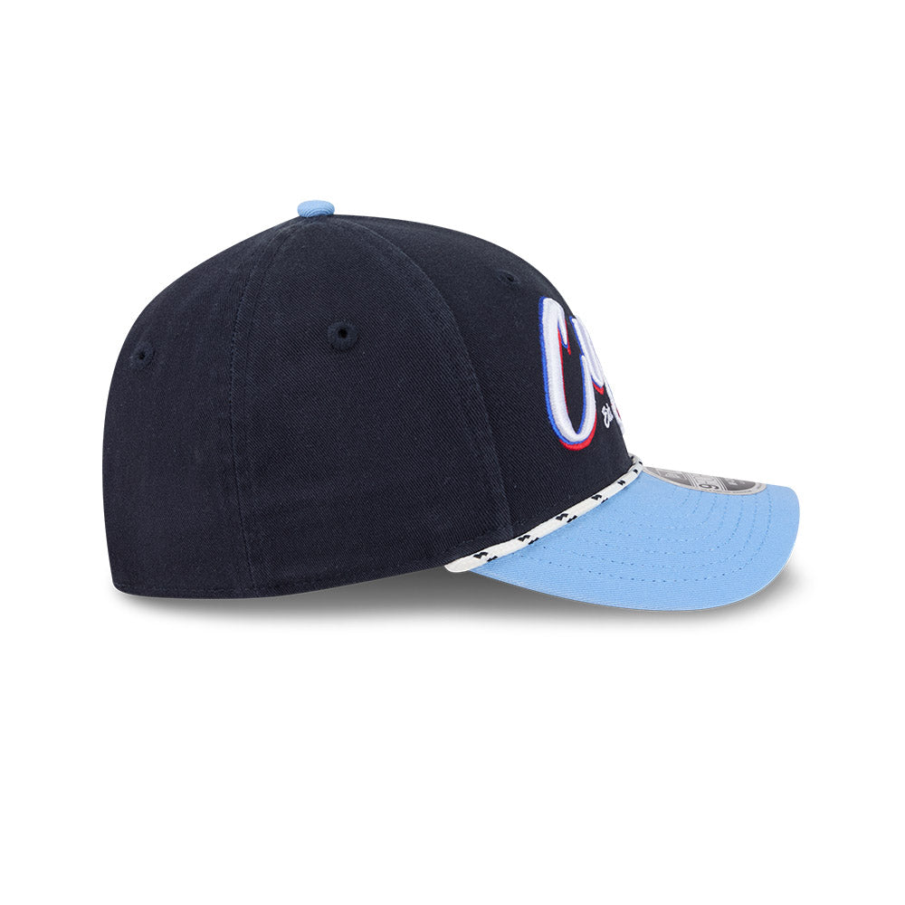 Chicago Cubs New Era Navy Rock Bear 9FORTY M-Crown Rope Adjustable Hat