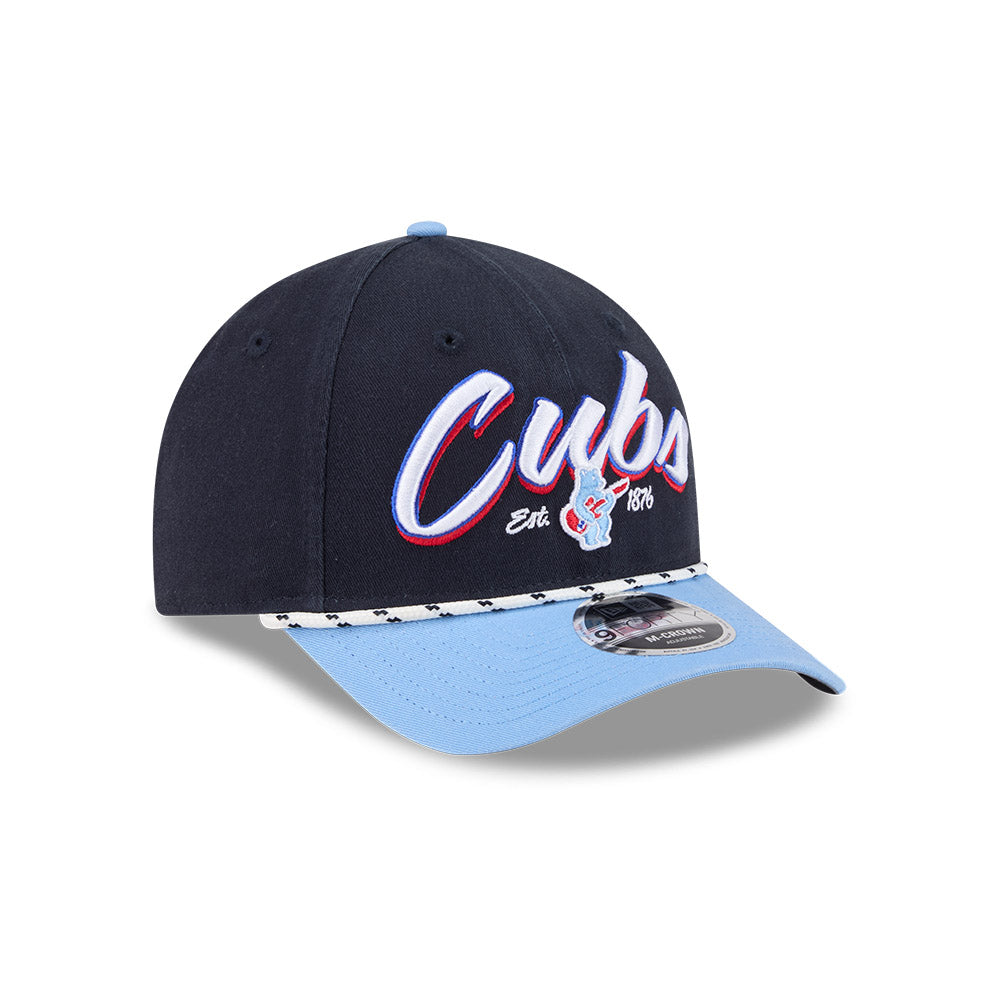 Chicago Cubs New Era Navy Rock Bear 9FORTY M-Crown Rope Adjustable Hat