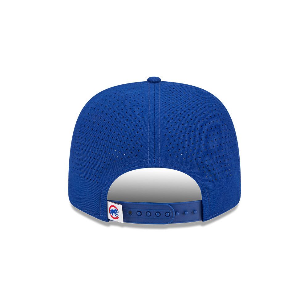 Chicago Cubs New Era Royal 9SEVENTY EG Perforated Stretch-Snap Adjustable Hat