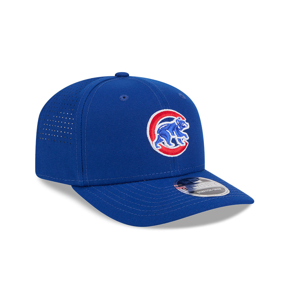 Chicago Cubs New Era Royal 9SEVENTY EG Perforated Stretch-Snap Adjustable Hat