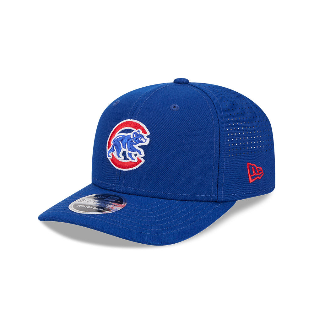 Chicago Cubs New Era Royal 9SEVENTY EG Perforated Stretch-Snap Adjustable Hat