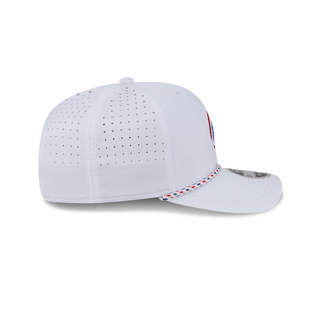 Chicago Cubs New Era White 9SEVENTY Sport Snapback Hat