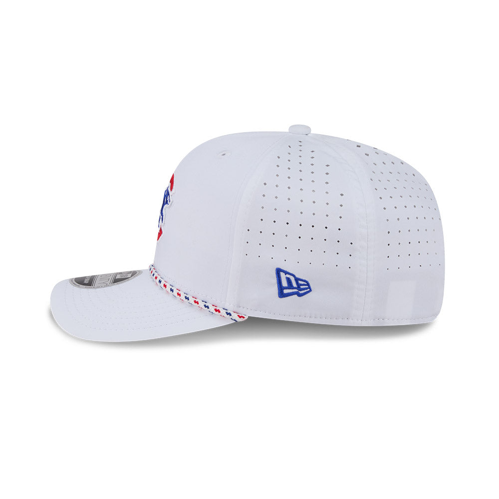 Chicago Cubs New Era White 9SEVENTY Sport Snapback Hat