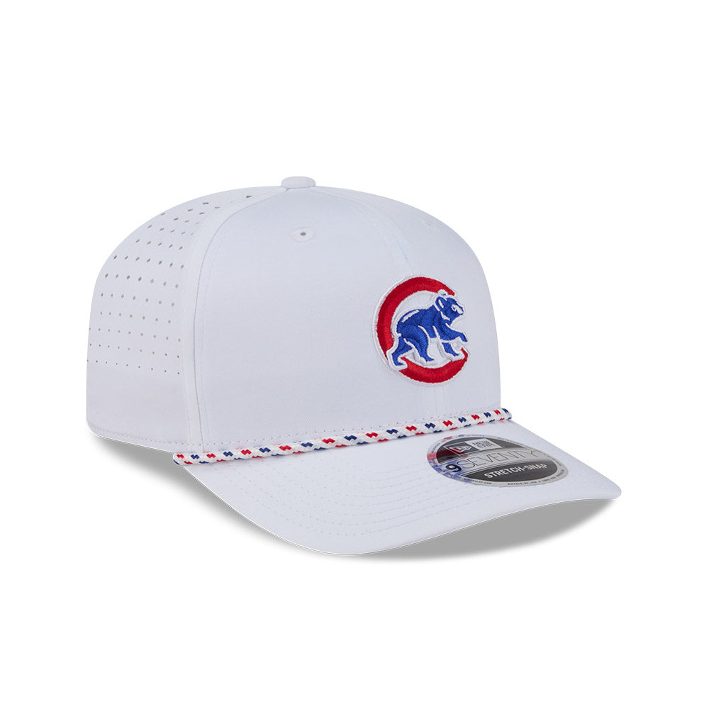 Chicago Cubs New Era White 9SEVENTY Sport Snapback Hat