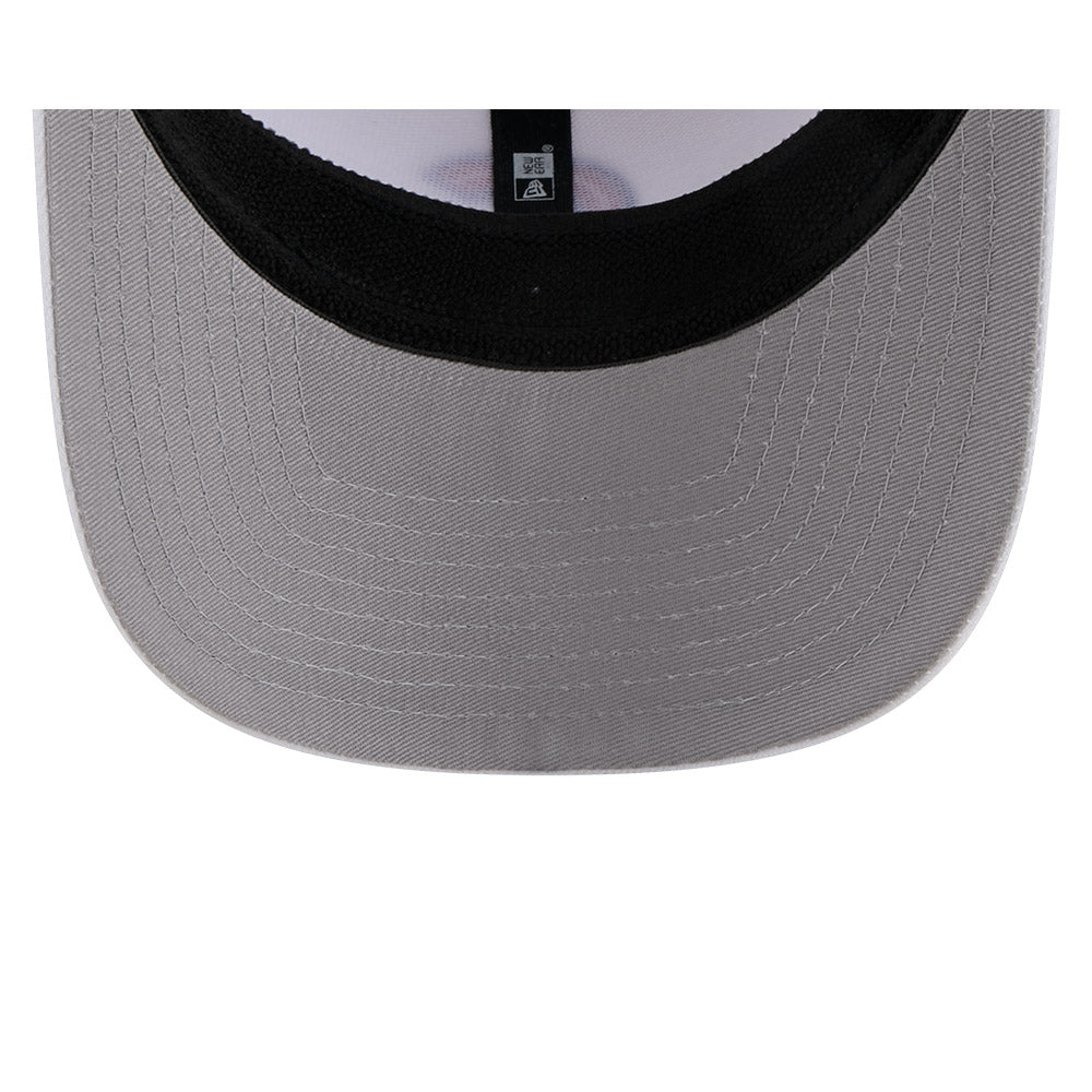 Chicago Cubs New Era White C 9SEVENTY EG Perforated Stretch-Snap Adjustable Hat